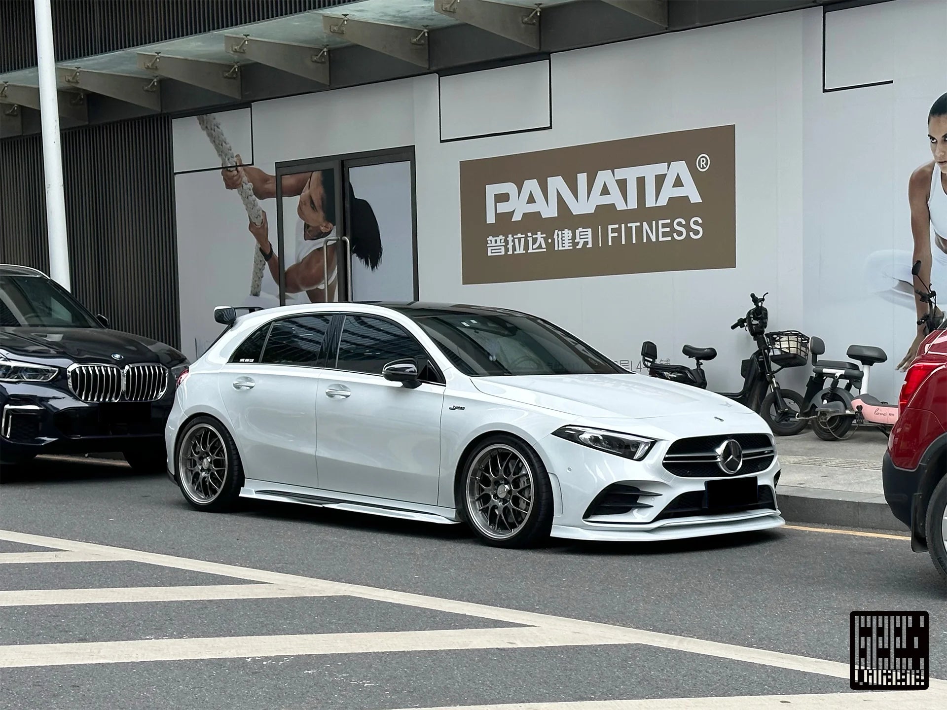 Geex Village Punkt Style Front Lip for Mercedes-Benz A-Class W177