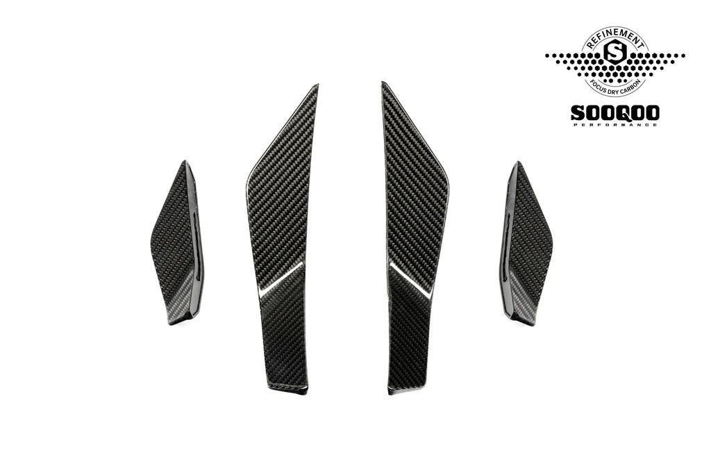 SOOQOO USA Front Canards for Audi RS3 8Y.5 Facelift (2025+