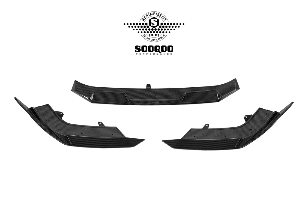 SOOQOO USA V1 Style Front Lip for Audi RS3 8Y.5 Facelift (2025+)