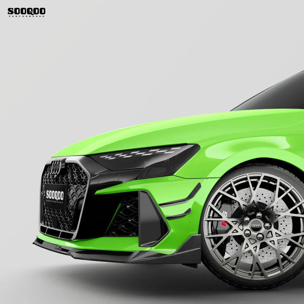 SOOQOO USA V1 Style Front Lip for Audi RS3 8Y.5 Facelift (2025+)