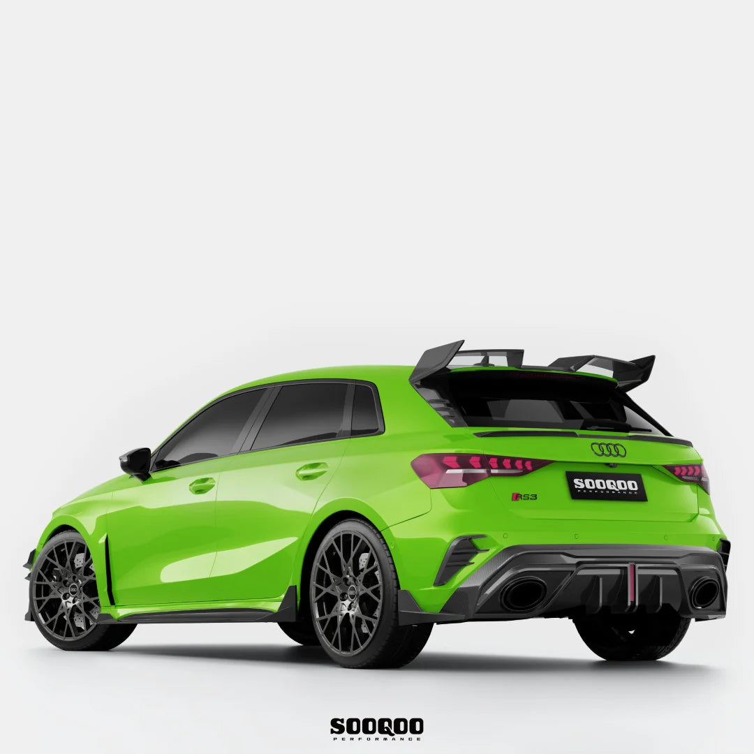 SOOQOO USA Rear Diffuser for Audi RS3 8Y.5 Facelift (2025+)