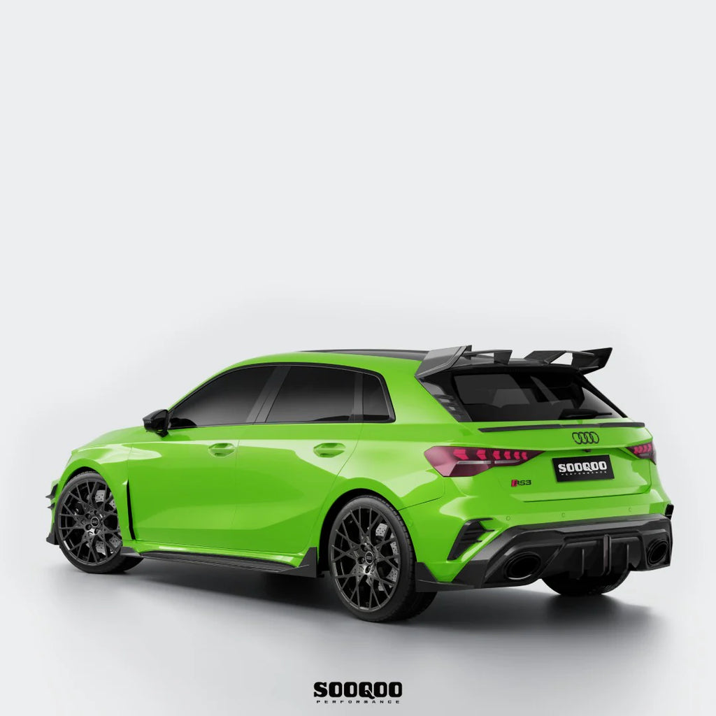 SOOQOO USA Rear Diffuser for Audi RS3 8Y.5 Facelift (2025+)