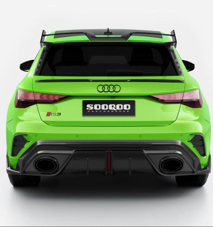 SOOQOO USA Rear Diffuser for Audi RS3 8Y.5 Facelift (2025+)