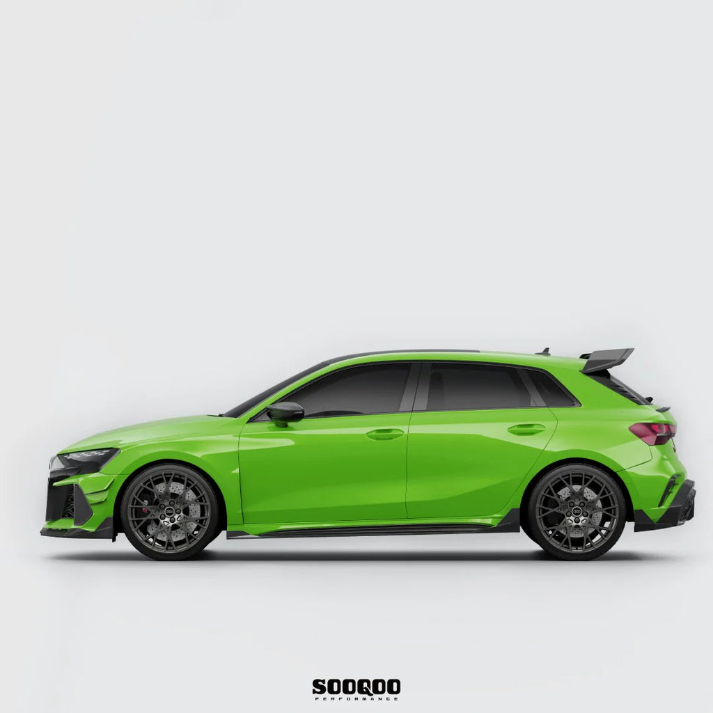 SOOQOO USA Lane Keep Assist Mirror Caps for Audi RS3 8Y / 8Y.5 (2021+)