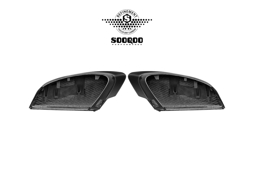 SOOQOO USA Lane Keep Assist Mirror Caps for Audi RS3 8Y / 8Y.5 (2021+)