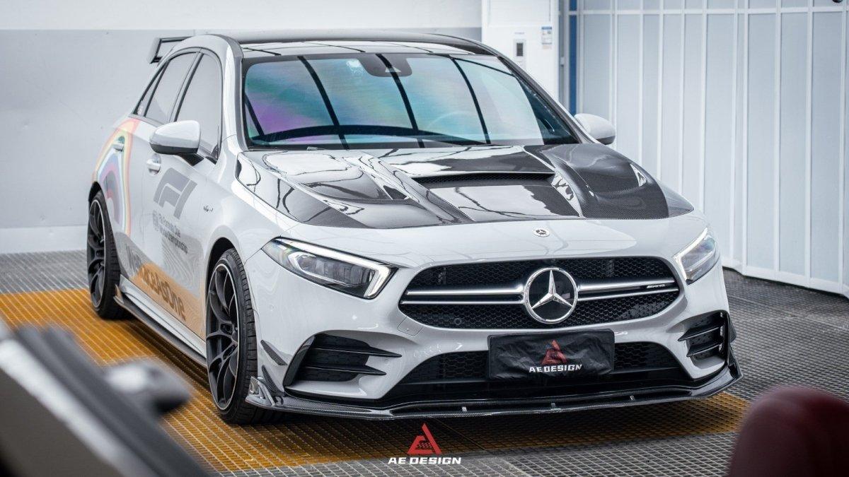 ArmorExtend AE Carbon Fiber Hood for Mercedes-Benz CLA45 / CLA35 / A45 / A35 (W177/C118/X118)