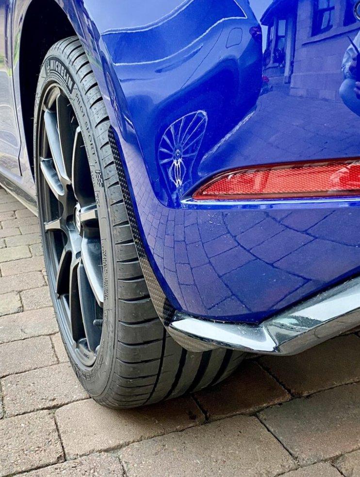 VW MK7/MK7.5 GTI/Golf R Carbon Fibre Arch Guards (Mud Flaps)