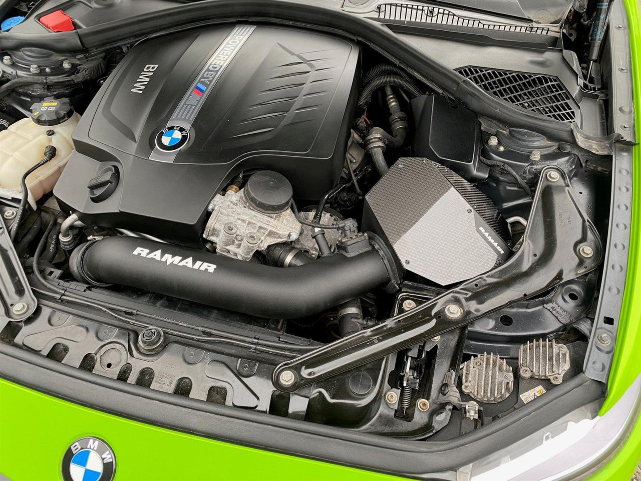 Ramair Performance Foam Induction Kit with Carbon Lid for BMW 135i / 235i / M2 N55
