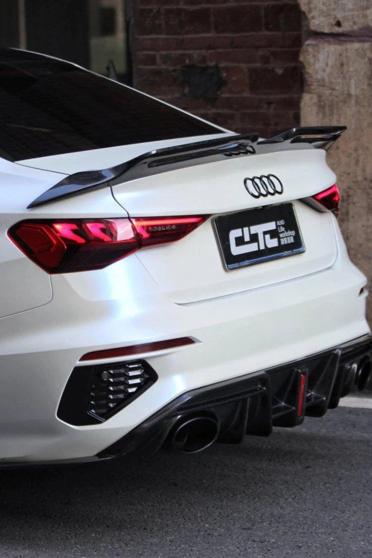 CMST Tuning Rear Spoiler for Audi RS3 / S3 / A3 8Y & 8Y.5 Sedan (Carbon Fiber)